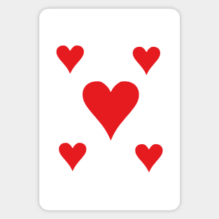 Hearts Suit Playing Card Symbol Sticker
